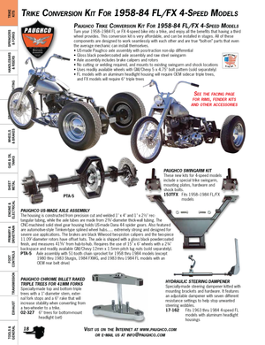 Trike Conversion Kit For 1958-84 FL/FX 4-Speed Models