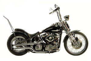 Panhead Shotgun Headpipes For 1948 - 1964 Rigid Frames