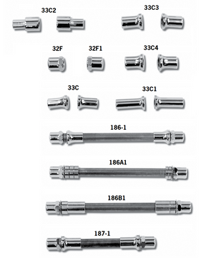 Axle Kits And Spacers For Paughco Springer Front Forks