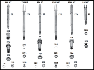 Axle Kits And Spacers For HD Front Forks