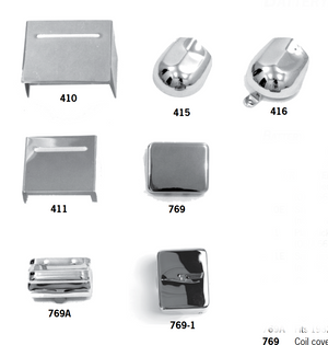 Battery, Coil And Horn Covers  For Big Twins And Sportsters