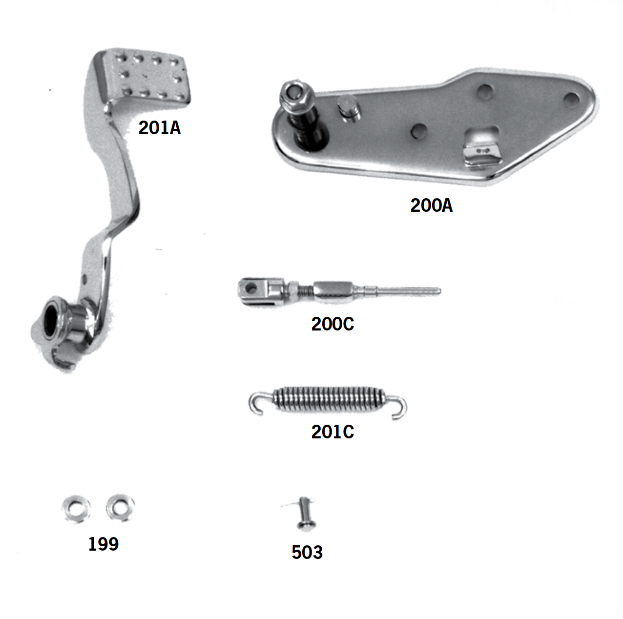 Hydraulic Brake Parts  For Early Model 1958-1969 Big Twins