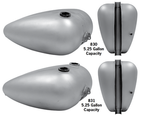 One-Piece Fat Bob Custom Tanks